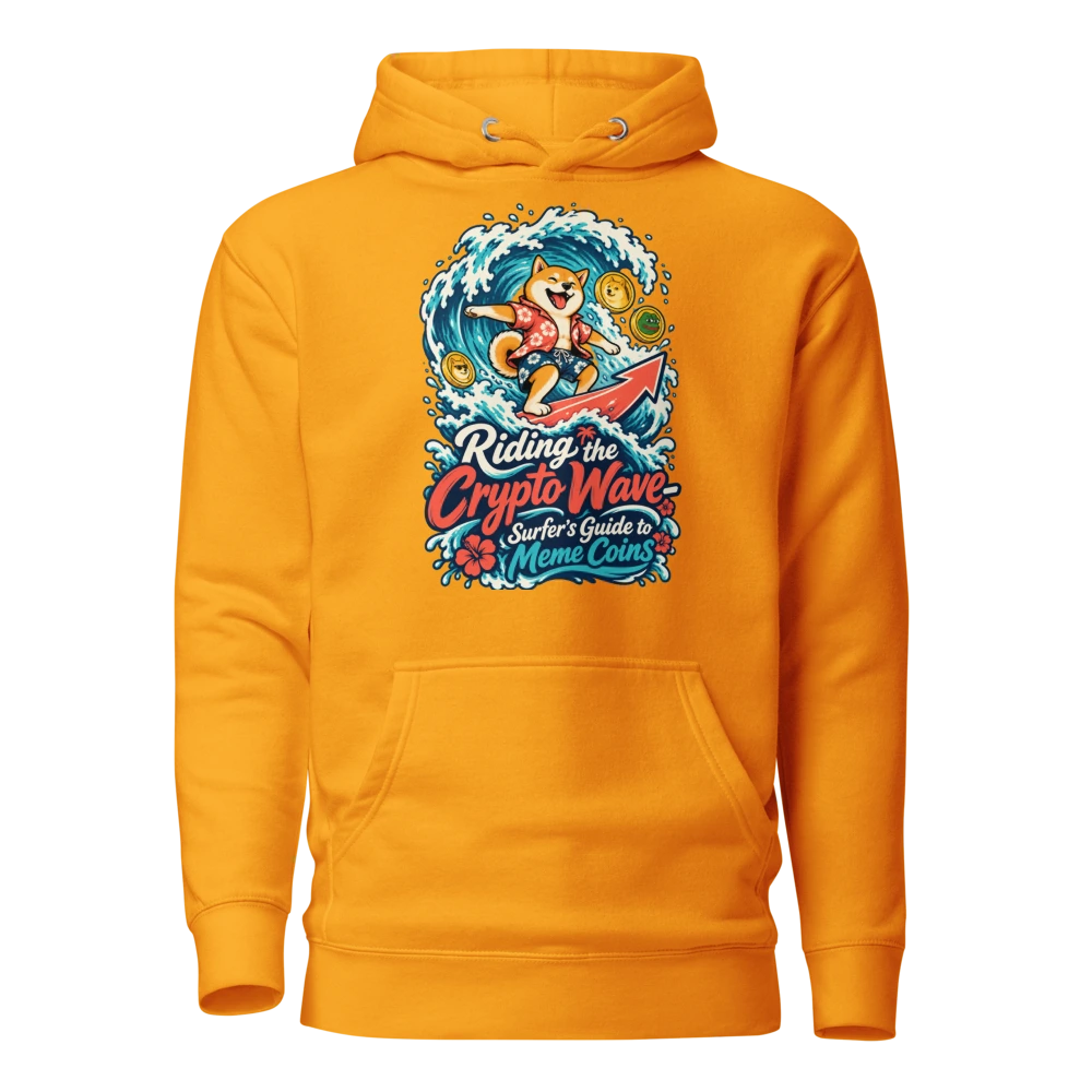 Riding the Crypto Wave – Surfer’s Guide to Meme Coins Hoodie