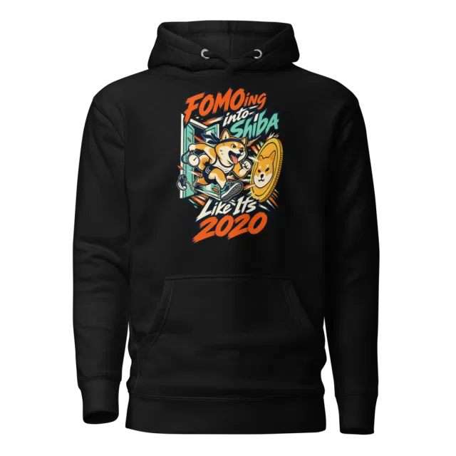 FOMOing into Shiba Like Its 2020 Hoodie in Black