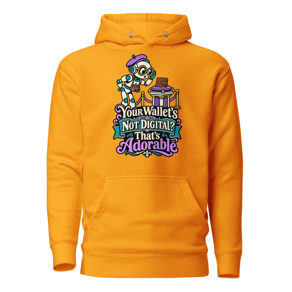 Your Wallet’s Not Digital? That’s Adorable Hoodie