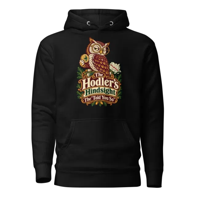 The Hodler’s Hindsight The “Told You So” Hoodie in Black