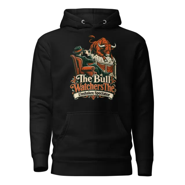 The Bull WatchersThe Unshaken Spectator Hoodie in Black