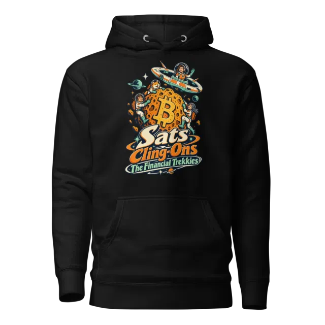 Sats Cling-Ons The Financial Trekkies Hoodie in Black