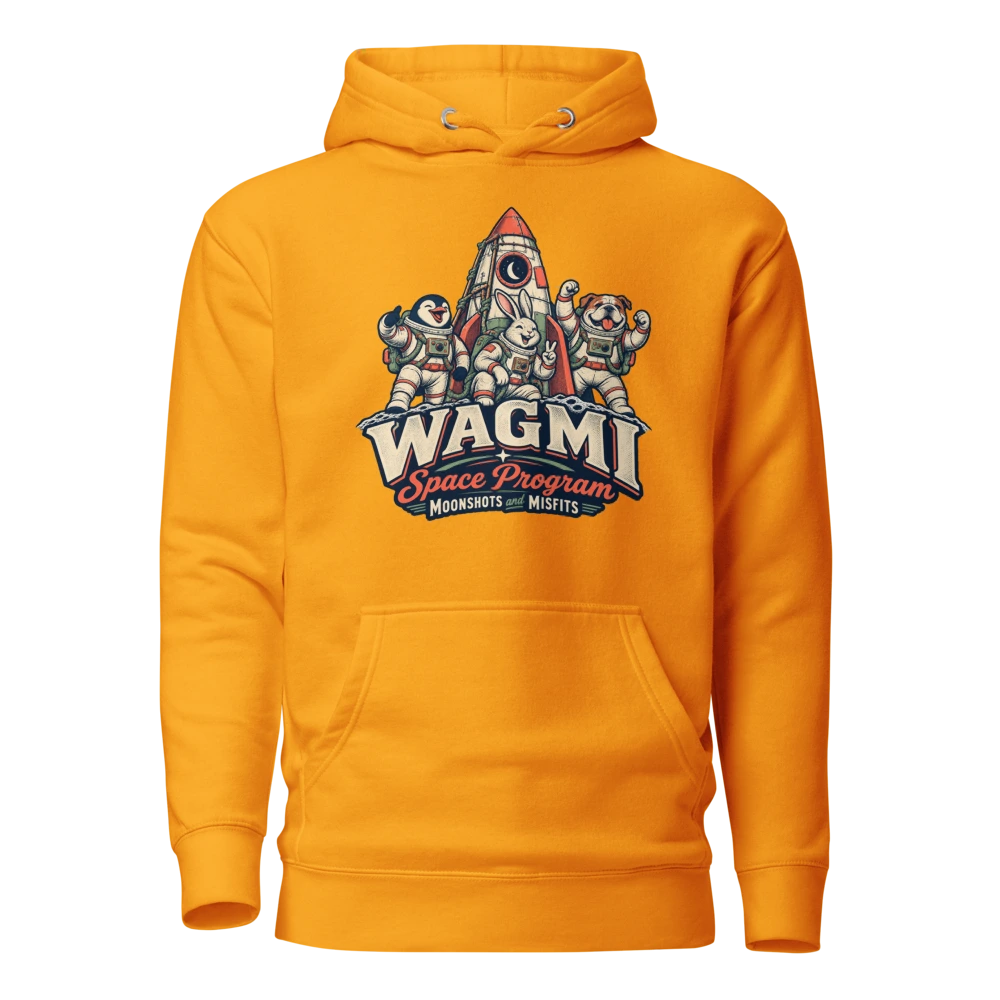 WAGMI Space Program Moonshots and Misfits Hoodie