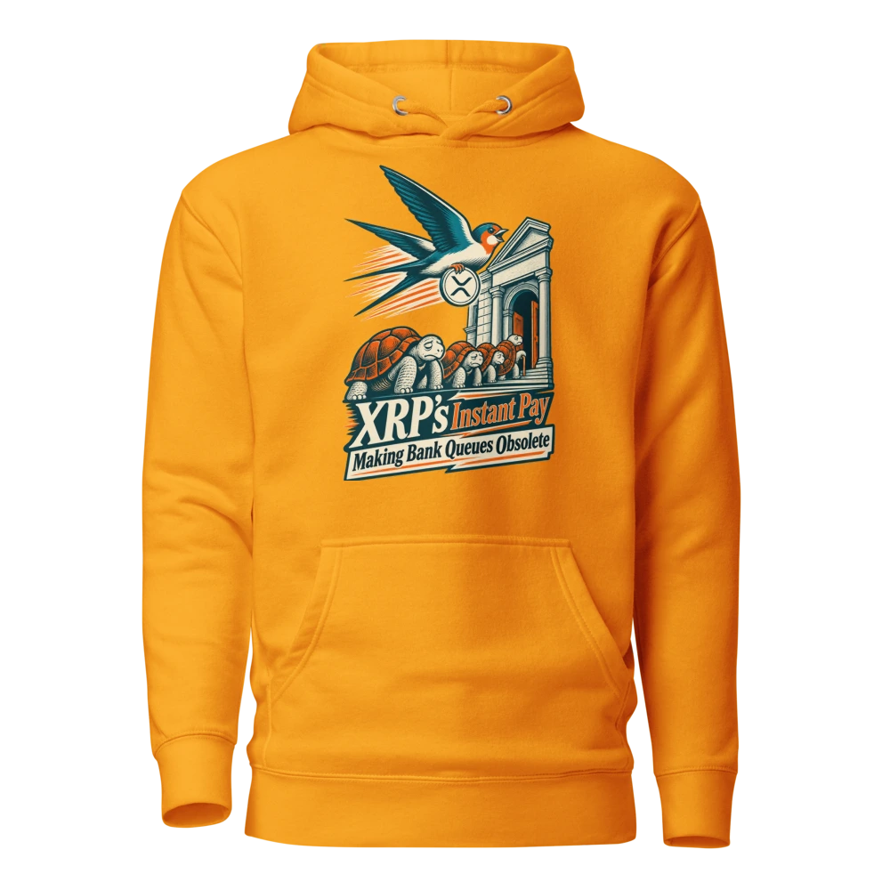 XRP’s Instant Pay Making Bank Queues Obsolete Hoodie