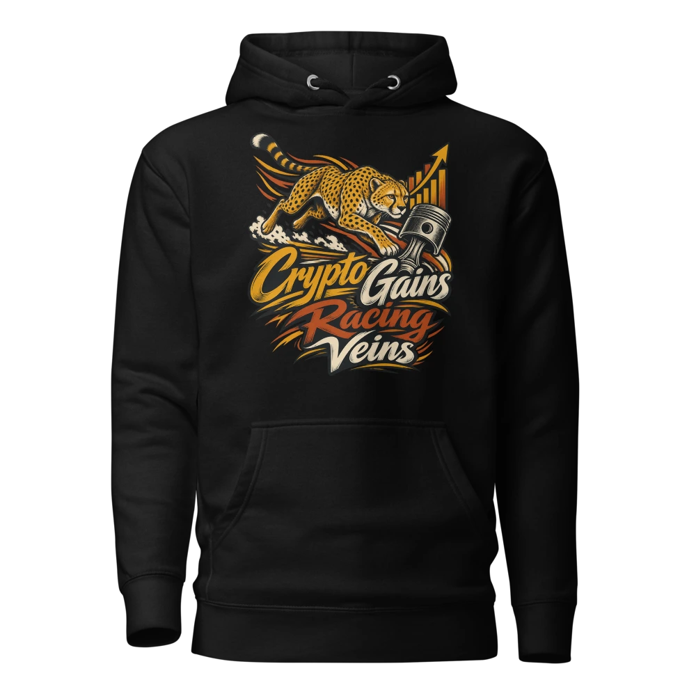 Crypto Gains Racing Veins Hoodie