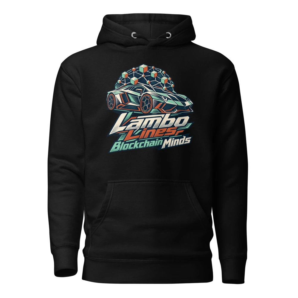 Lambo Lines Blockchain Minds Hoodie