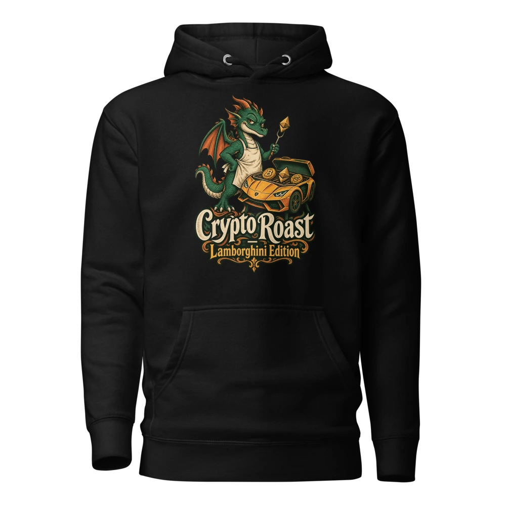 Crypto Roast – Lamborghini Edition Hoodie