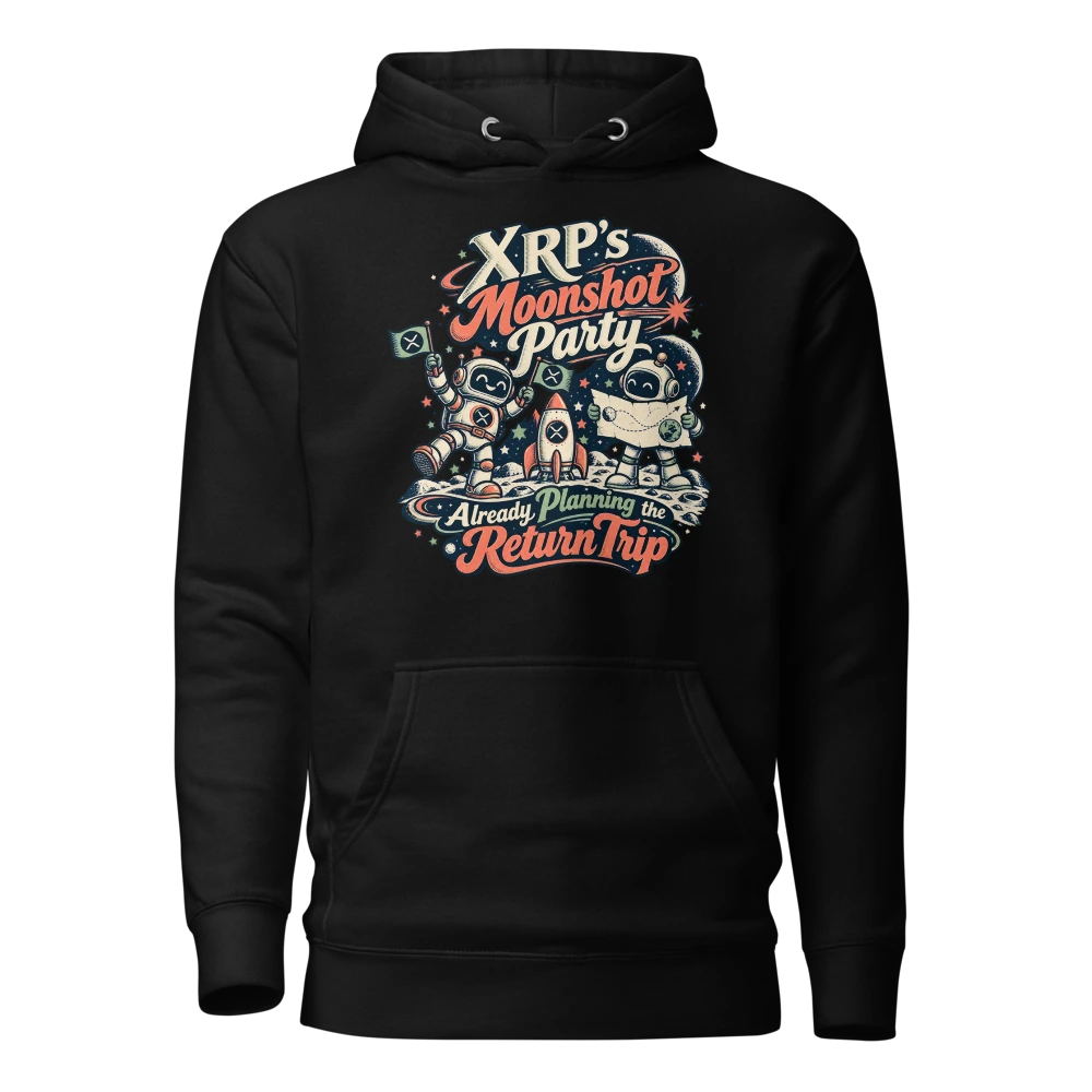 XRP’s Moonshot Party Already Planning the Return Trip Hoodie
