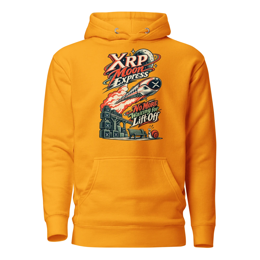 XRP Moon Express No More Waiting for Lift-Off Hoodie