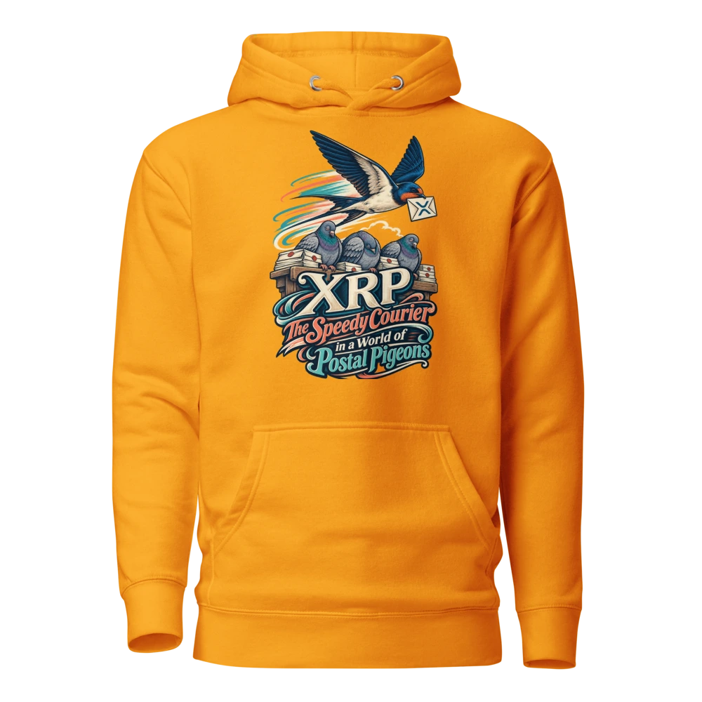 XRP The Speedy Courier in a World of Postal Pigeons Hoodie