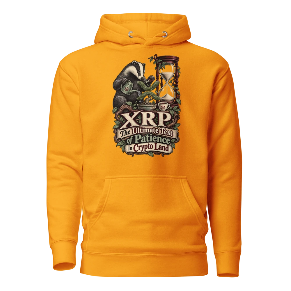 XRP The Ultimate Test of Patience in Crypto Land Hoodie