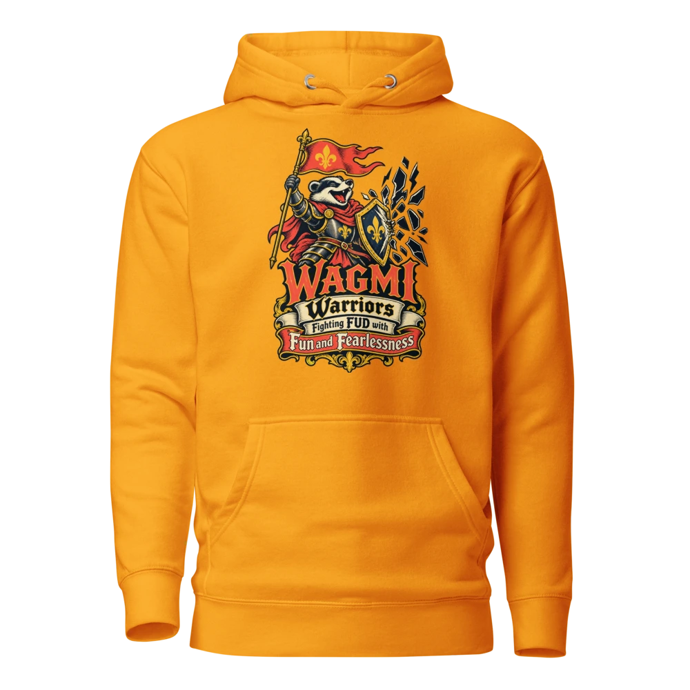 WAGMI Warriors Fighting FUD with Fun and Fearlessness Hoodie
