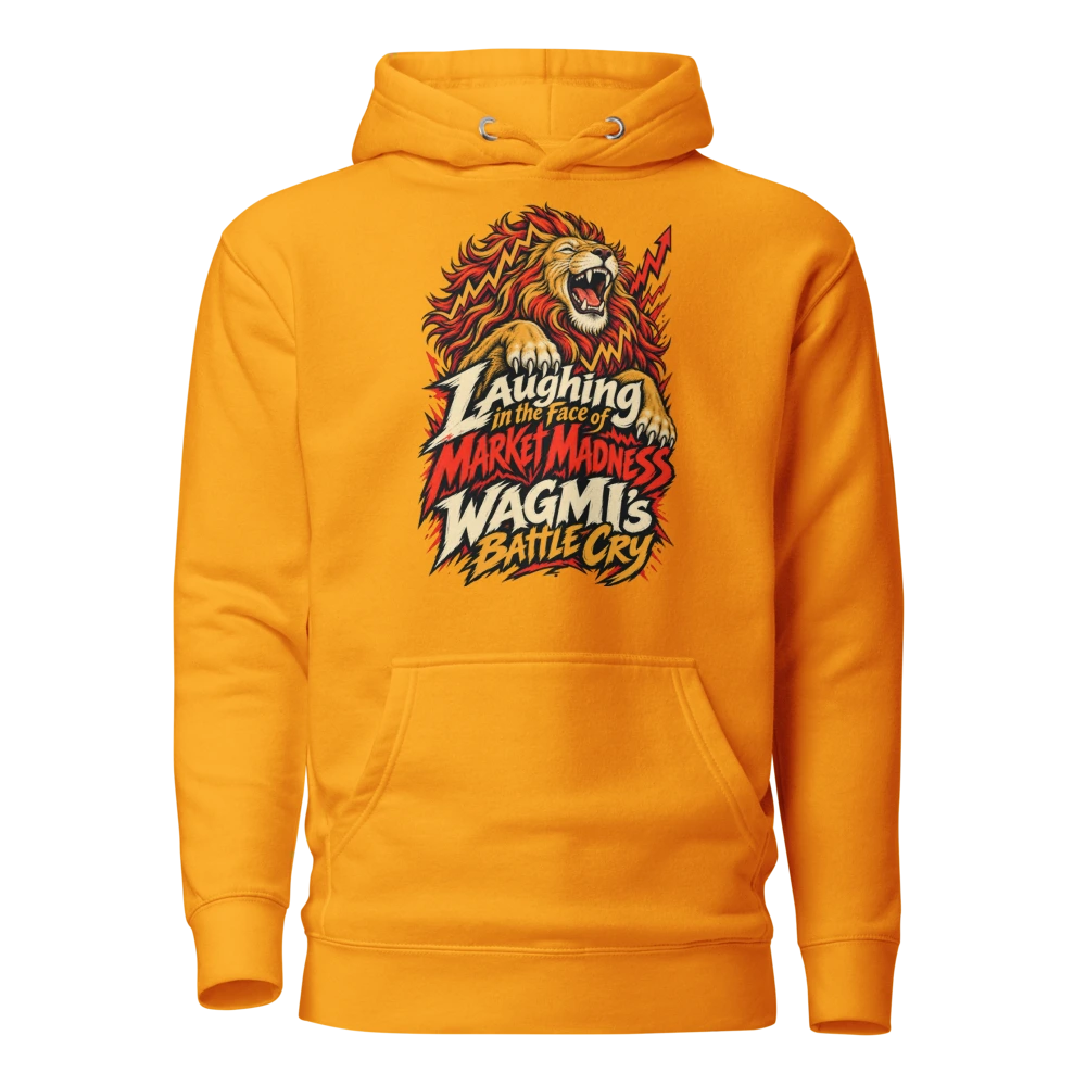Laughing in the Face of Market Madness WAGMI’s Battle Cry Hoodie