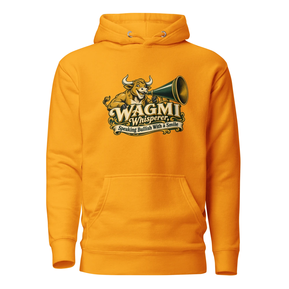 WAGMI Whisperer, Speaking Bullish With a Smile Hoodie