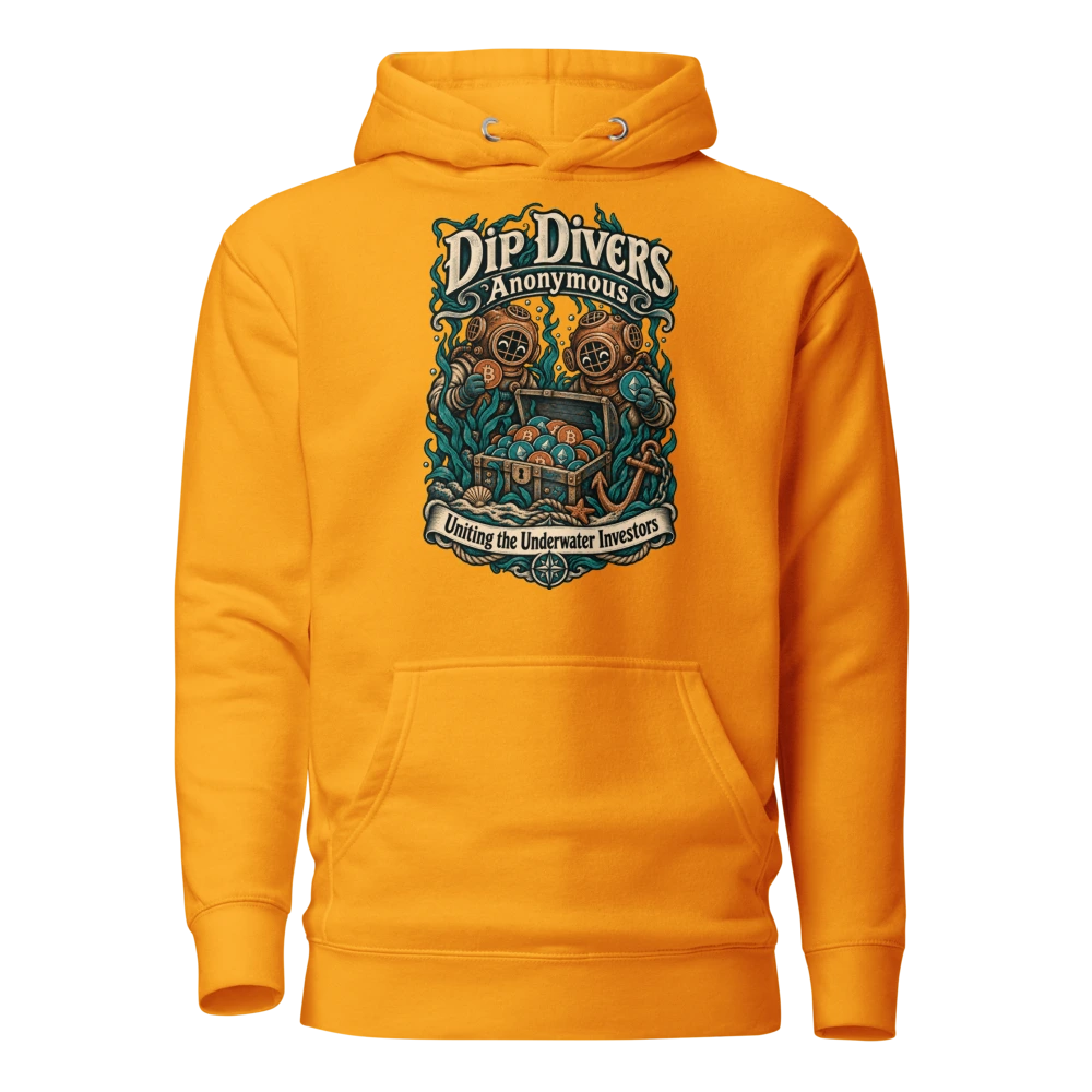 Dip Divers Anonymous – Uniting the Underwater Investors Hoodie