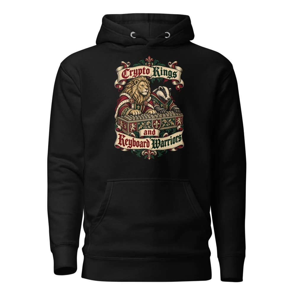 Crypto Kings and Keyboard Warriors Hoodie in Black