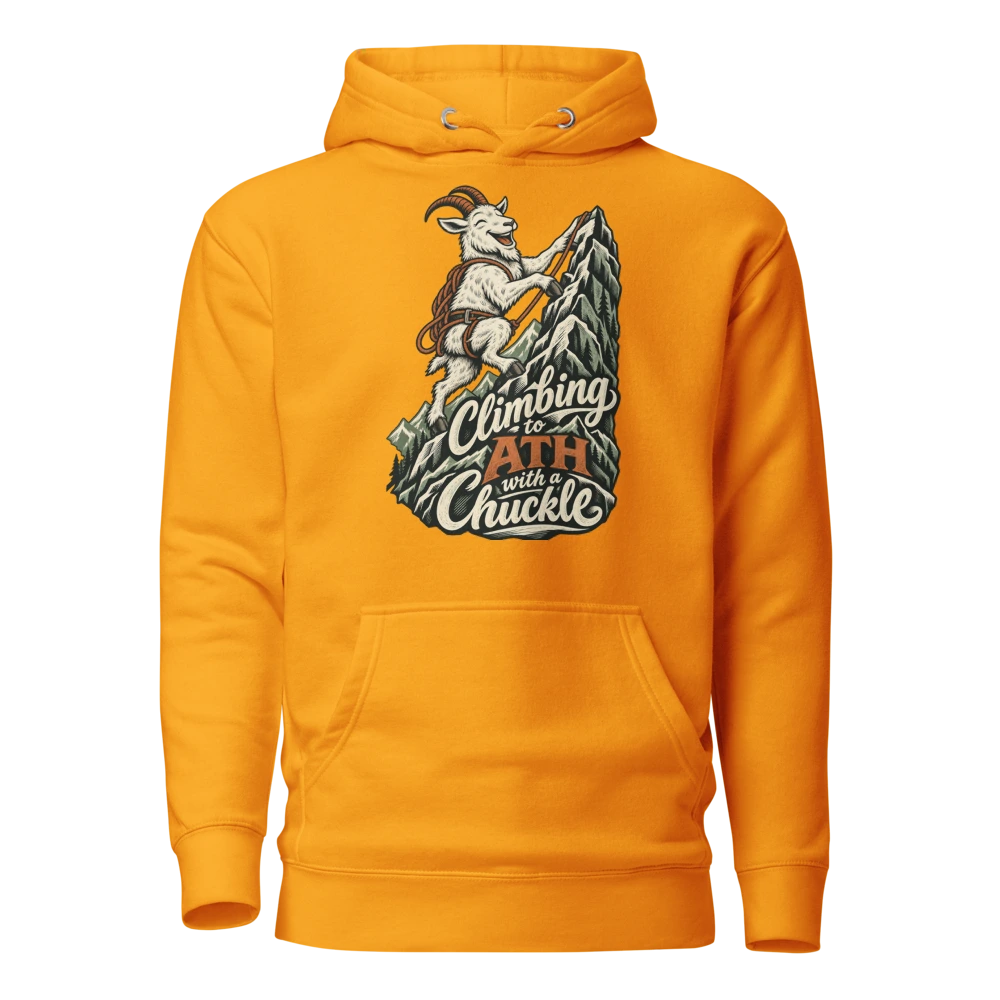 Climbing to ATH with a Chuckle Hoodie