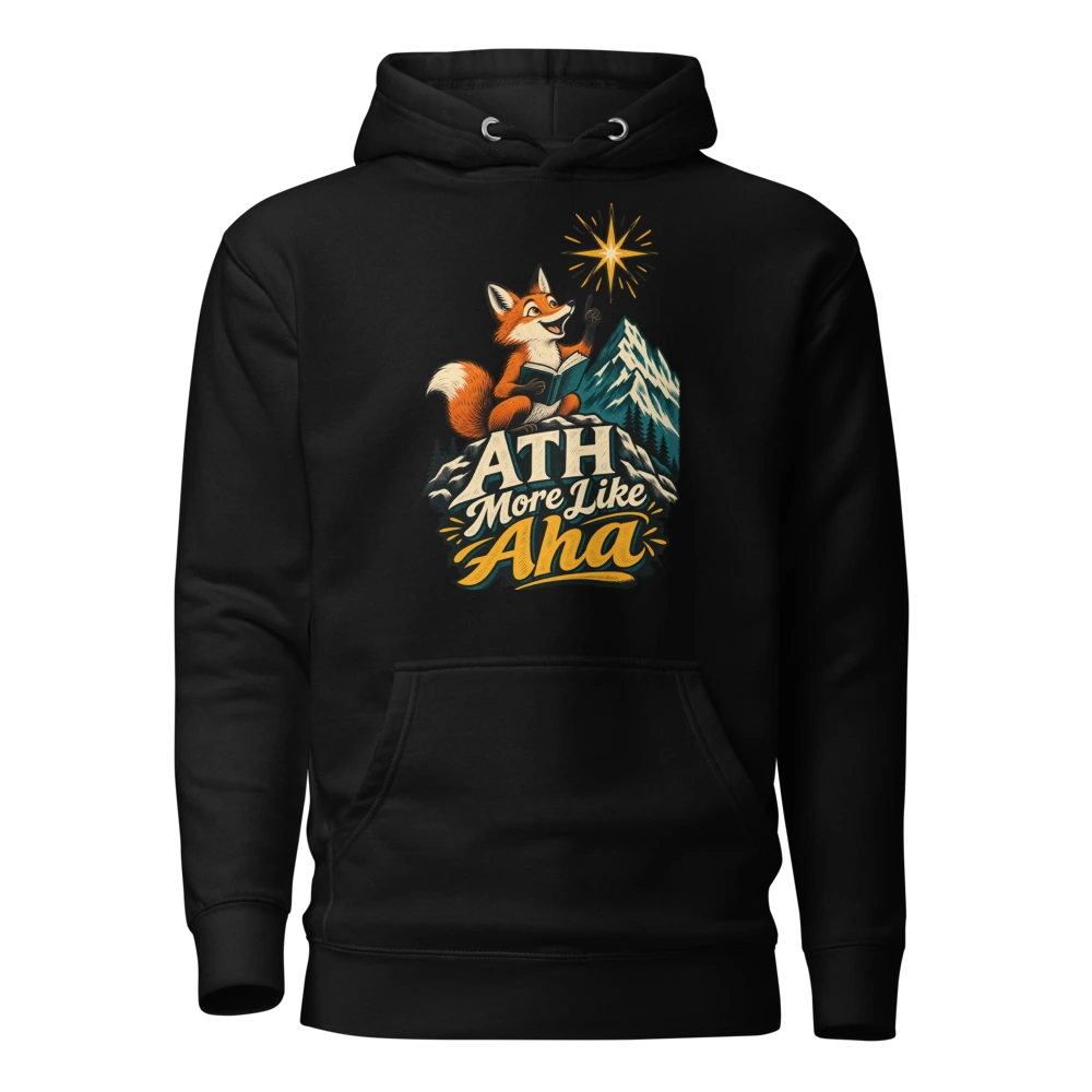 ATH More Like Aha Hoodie in Black