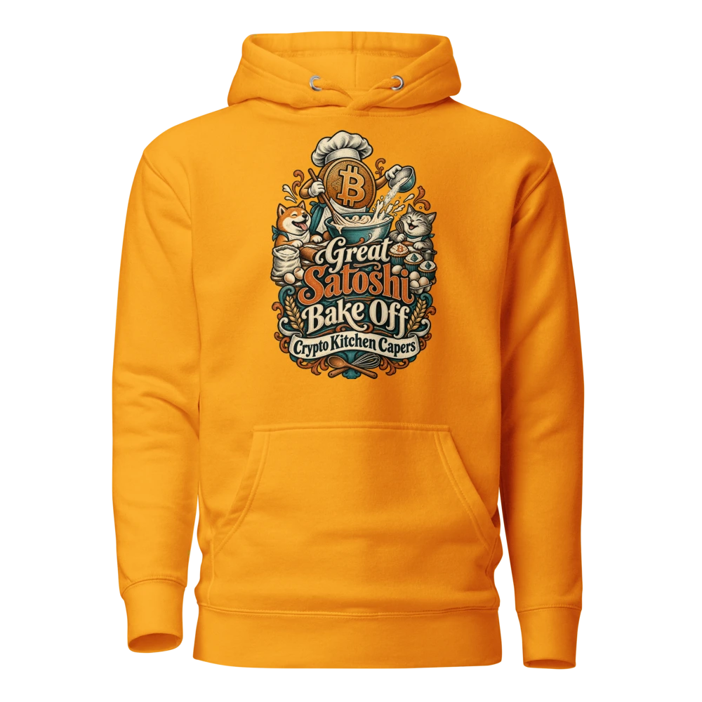 Great Satoshi Bake Off Crypto Kitchen Capers Hoodie