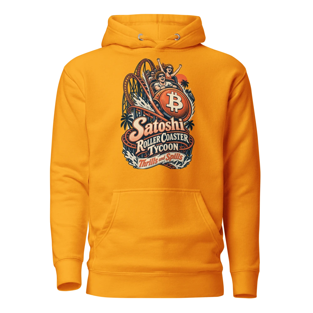 Satoshi Roller Coaster Tycoon Thrills and Spills Hoodie