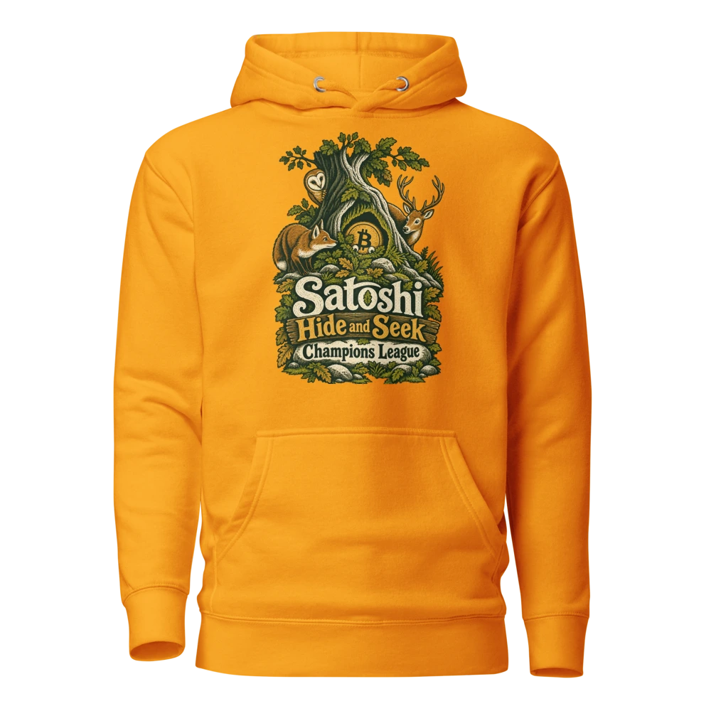 Satoshi Hide and Seek Champions League Hoodie