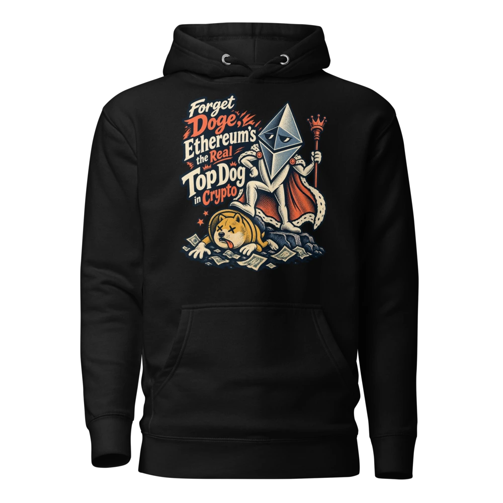 Forget Doge, Ethereum’s the Real Top Dog in Crypto Hoodie in Black