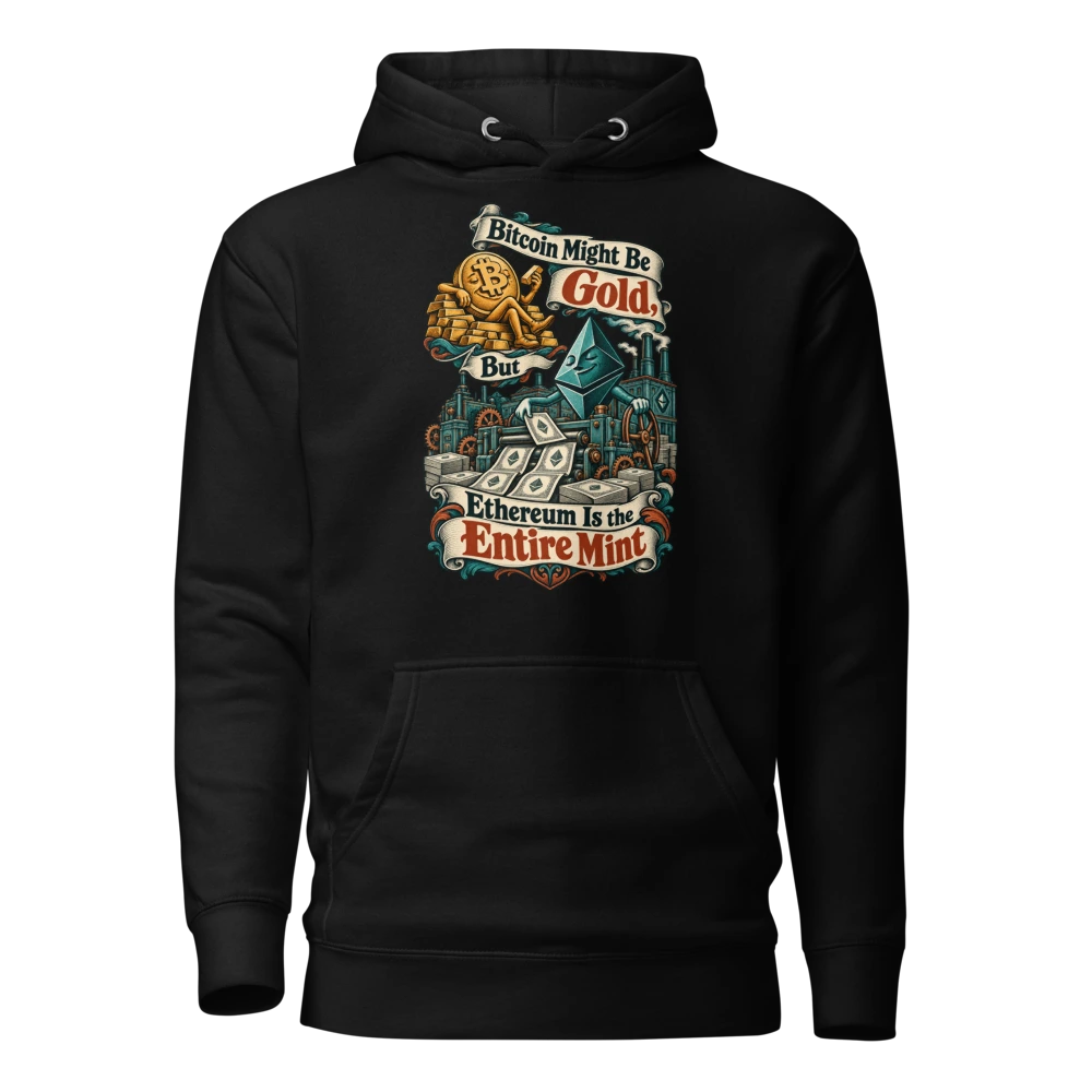 Bitcoin Might Be Gold, But Ethereum Is the Entire Mint Hoodie in Black