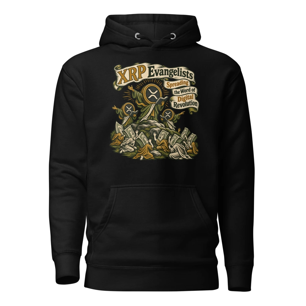 XRP Evangelists Spreading the Word of Digital Revolution Hoodie