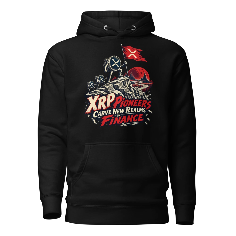 XRP Pioneers Carve New Realms in Finance Hoodie