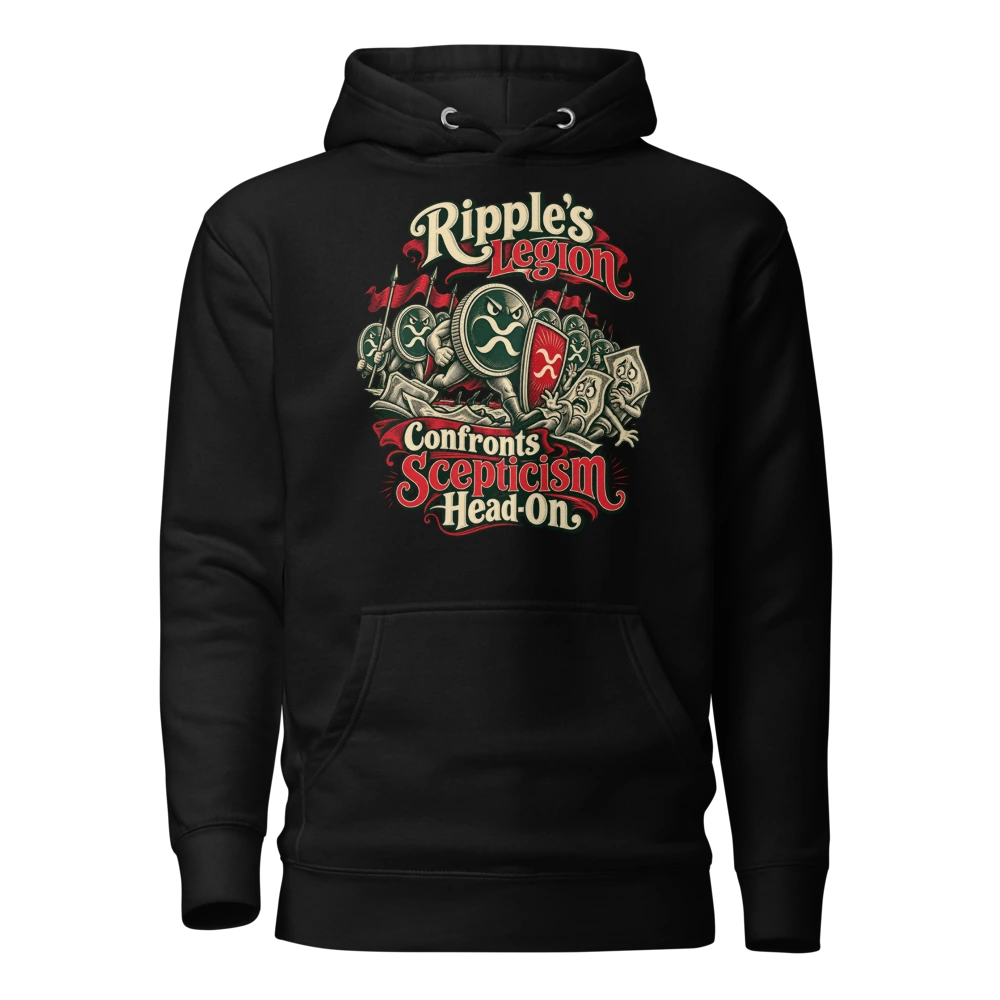 Ripple’s Legion Confronts Scepticism Head-On Hoodie in Black