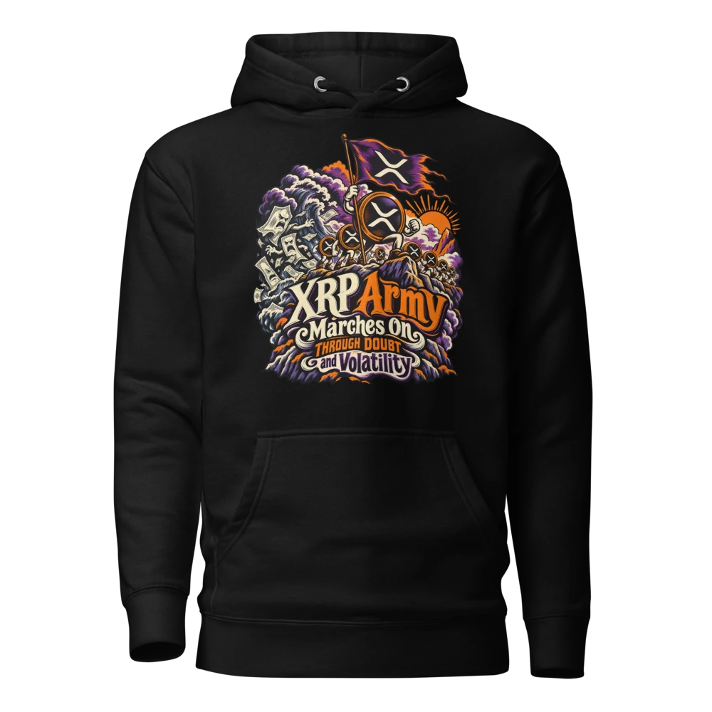XRP Army Marches On Through Doubt and Volatility Hoodie