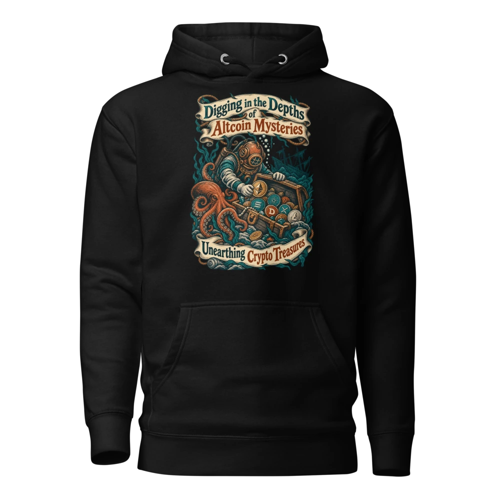 Digging in the Depths of Altcoin Mysteries Unearthing Crypto Treasures Hoodie