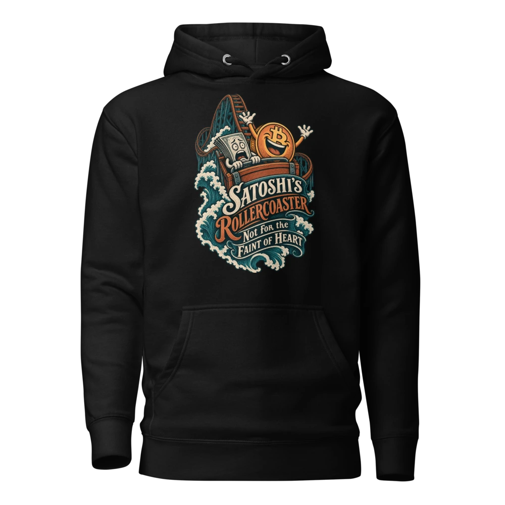 Satoshi’s Rollercoaster Not for the Faint of Heart Hoodie