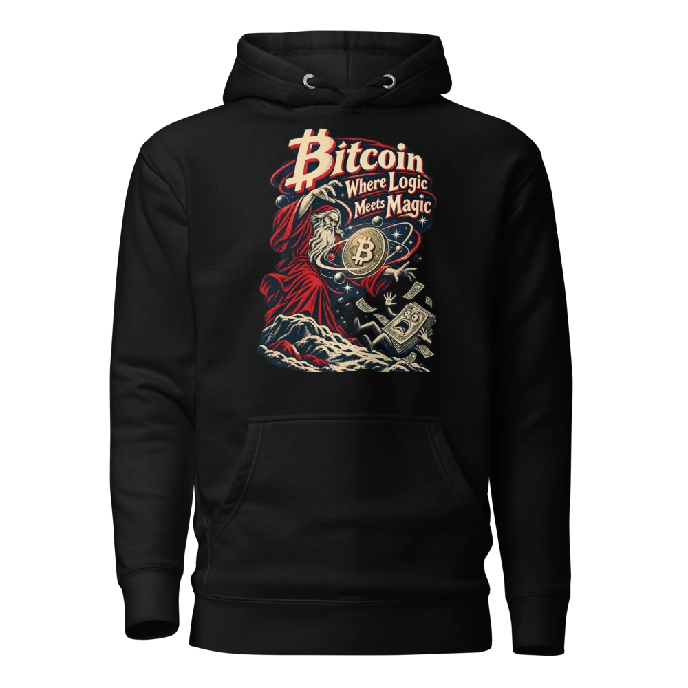 Bitcoin Where Logic Meets Magic Hoodie