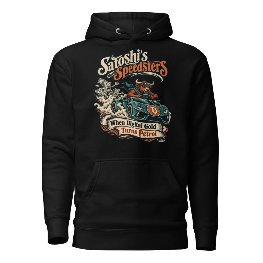 Satoshi’s Speedsters – When Digital Gold Turns Petrol Hoodie