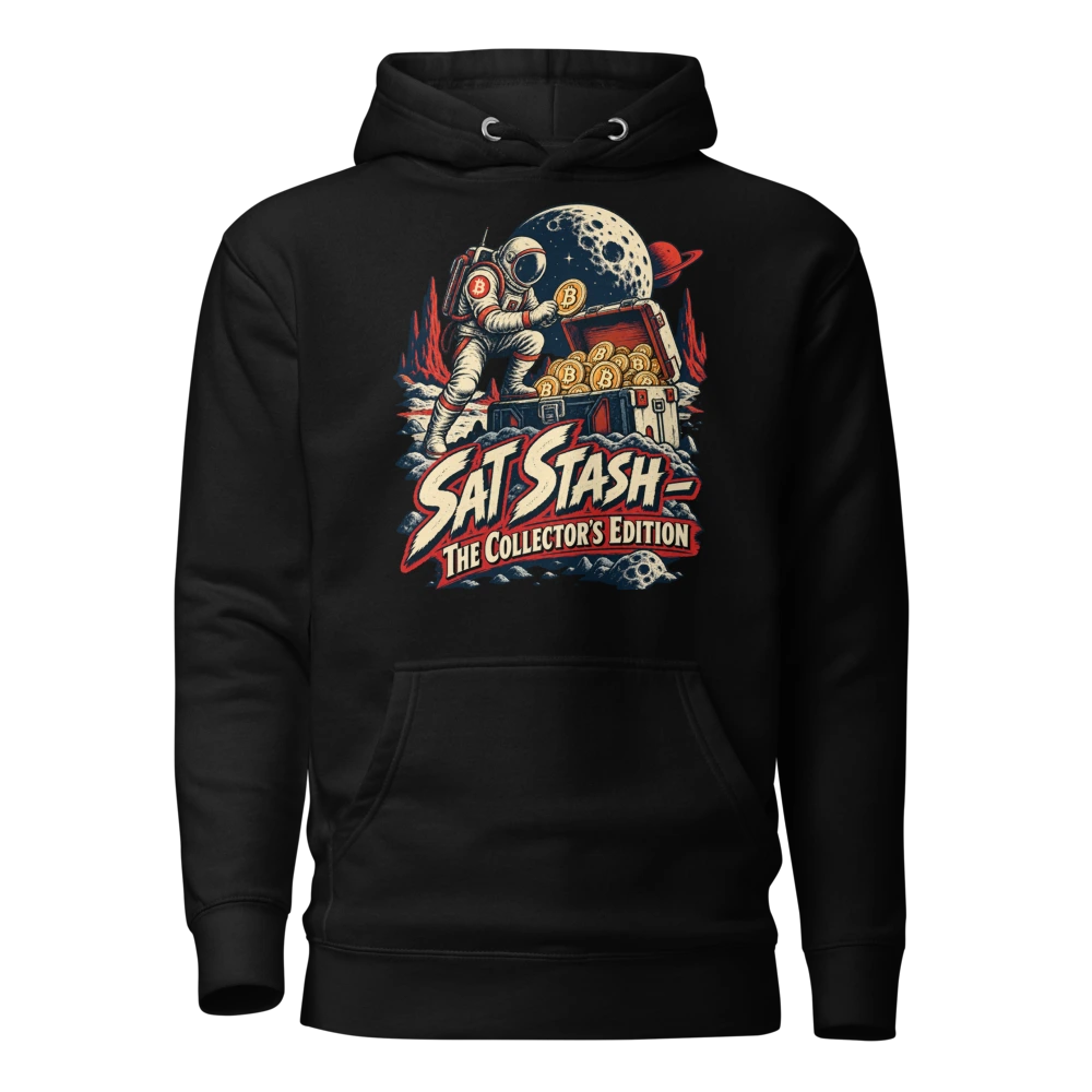 Sat Stash – The Collector’s Edition Hoodie in Black