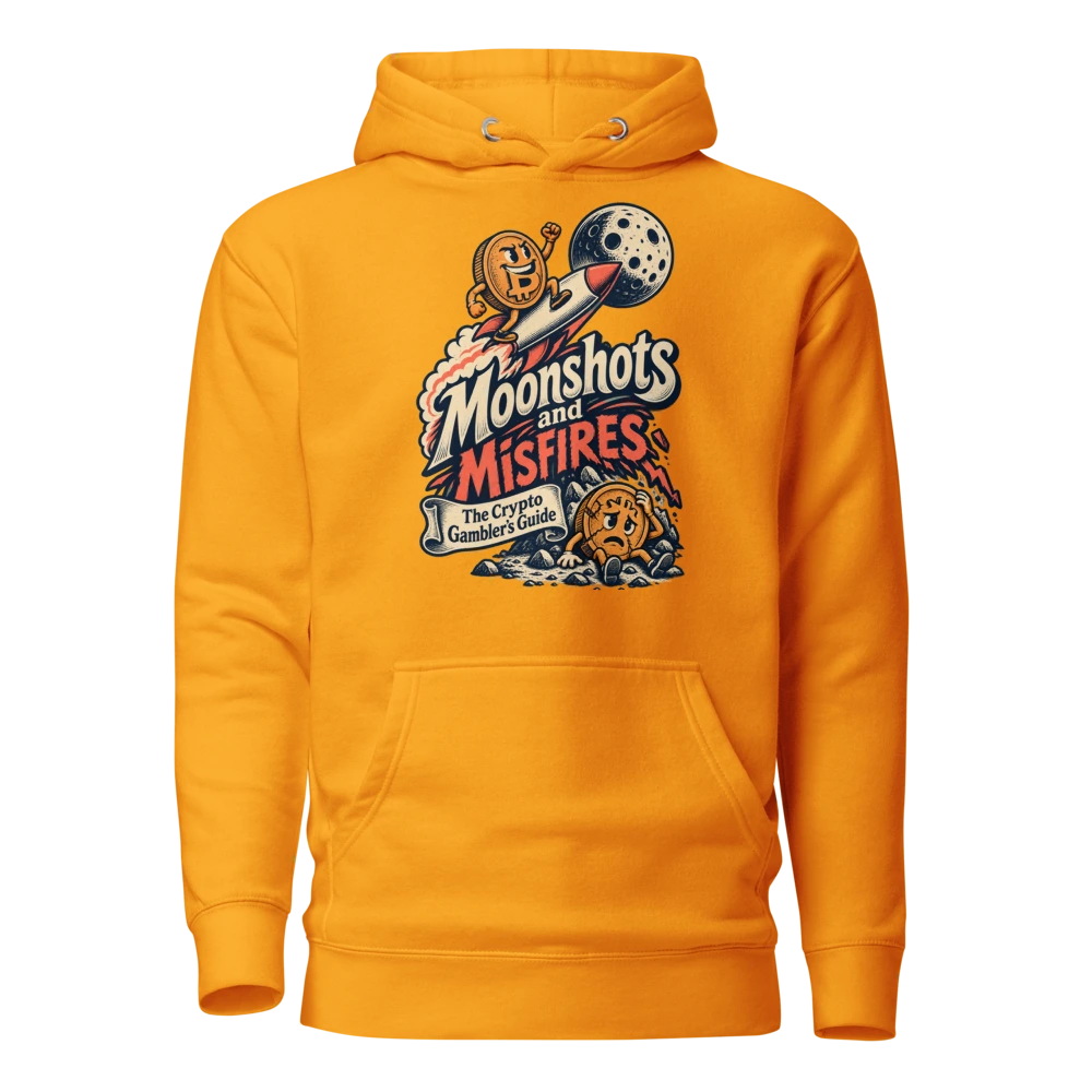 Moonshots and Misfires The Crypto Gambler’s Guide Hoodie