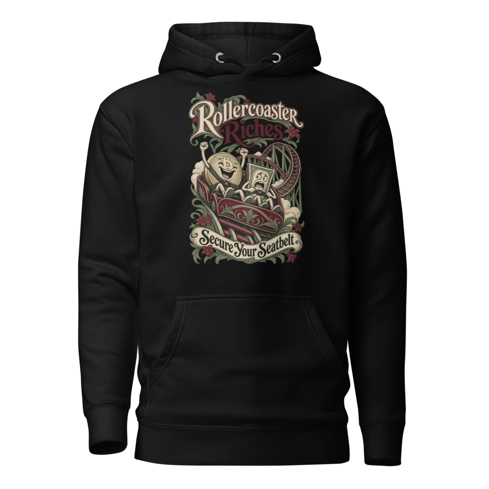 Rollercoaster Riches Secure Your Seatbelt Hoodie