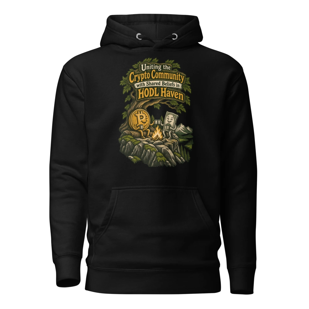 Uniting the Crypto Community with Shared Beliefs in HODL Haven Hoodie