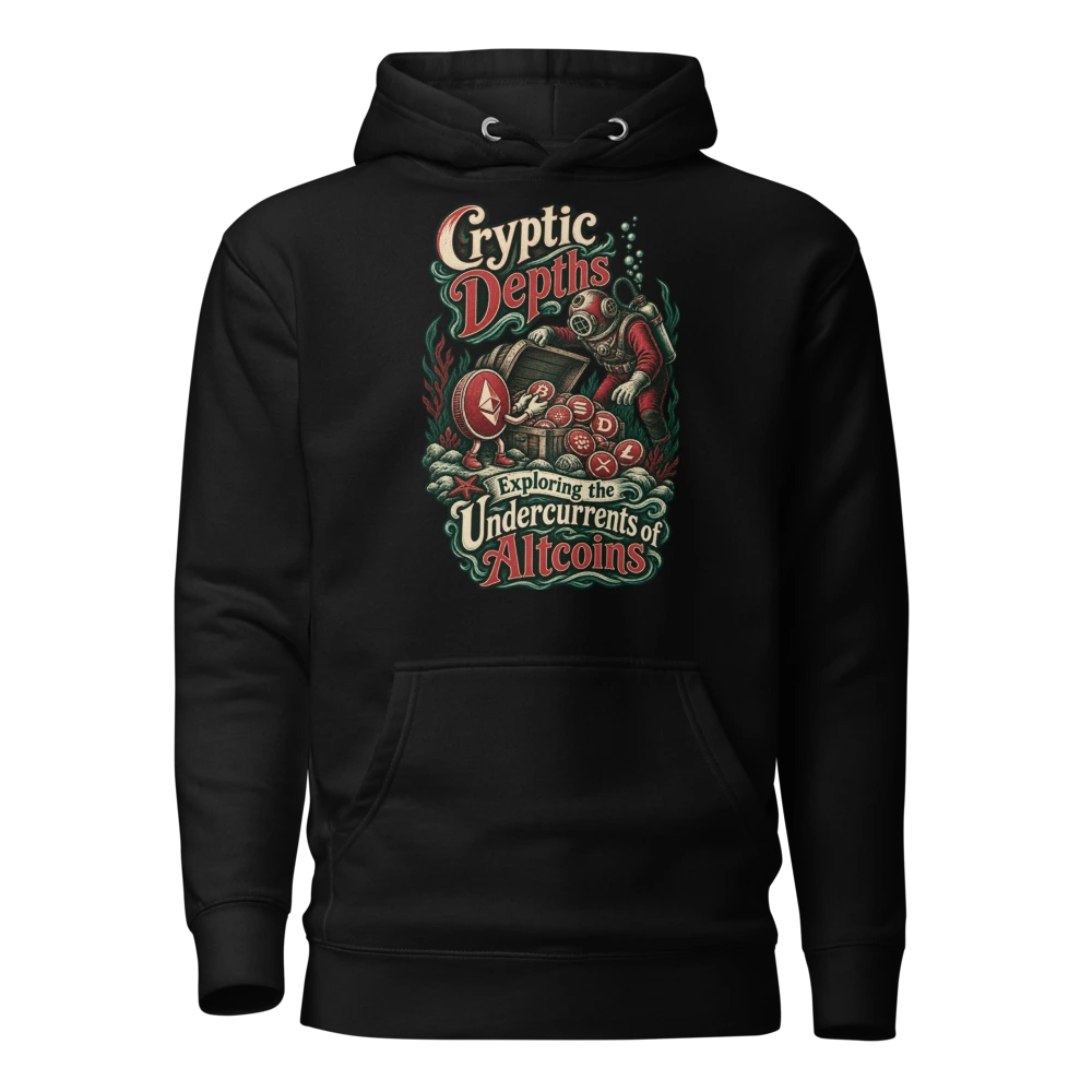 Cryptic Depths Exploring the Undercurrents of Altcoins Hoodie