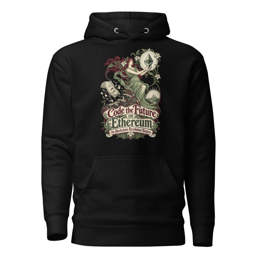 Code the Future on Ethereum The Blockchain Revolution Begins Hoodie