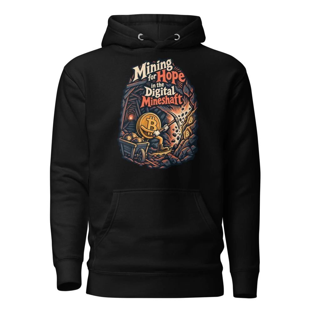 Mining for Hope in the Digital Mineshaft Hoodie