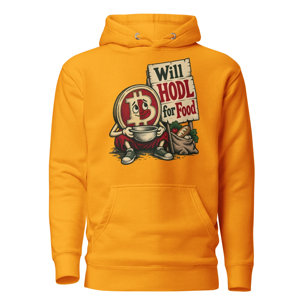Will HODL for Food Hoodie