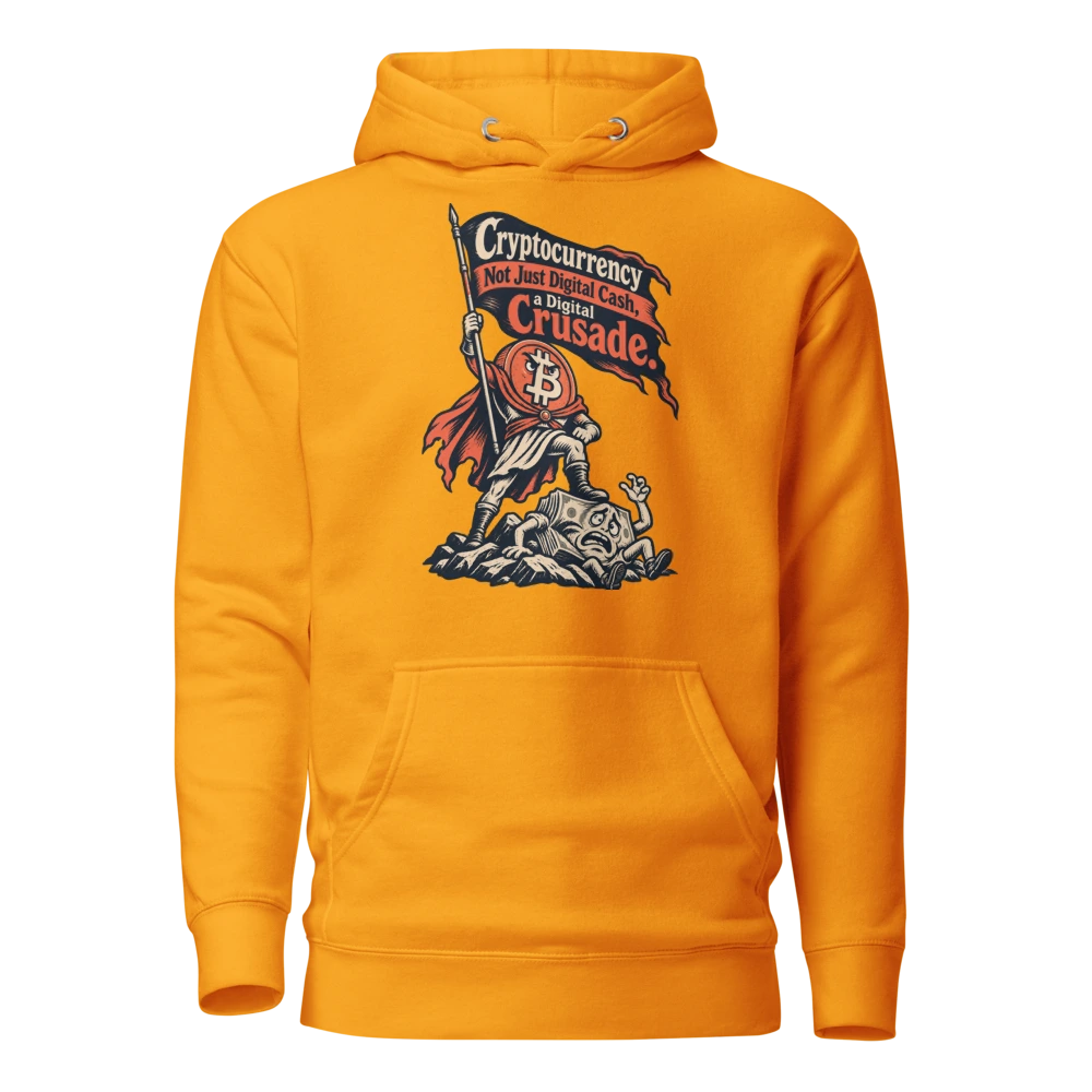 Cryptocurrency Not Just Digital Cash, a Digital Crusade. Hoodie