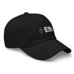 Monochrome Elegance Ethereum's Dad Cap for the Discerning - Image 2