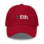 Monochrome Elegance Ethereum's Dad Cap for the Discerning - Image 4