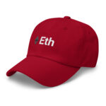 Monochrome Elegance Ethereum's Dad Cap for the Discerning - Image 6