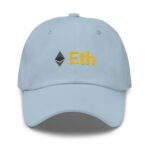 Grey Scale Smart Chain Ethereum Tech Savvy Dad Cap