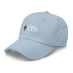 Monochrome Elegance Ethereum's Dad Cap for the Discerning - Image 15