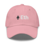 Monochrome Elegance Ethereum's Dad Cap for the Discerning - Image 10